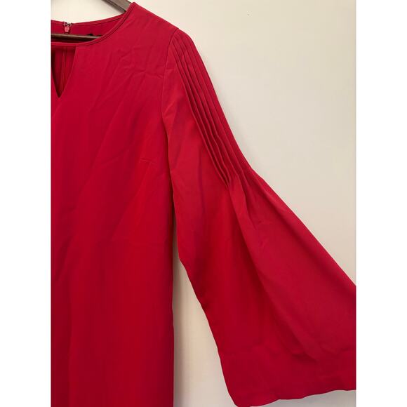 Ann Taylor Women’s Red Long Sleeve Shift Dress – Size 10 – New With Tags - Picture 7 of 12